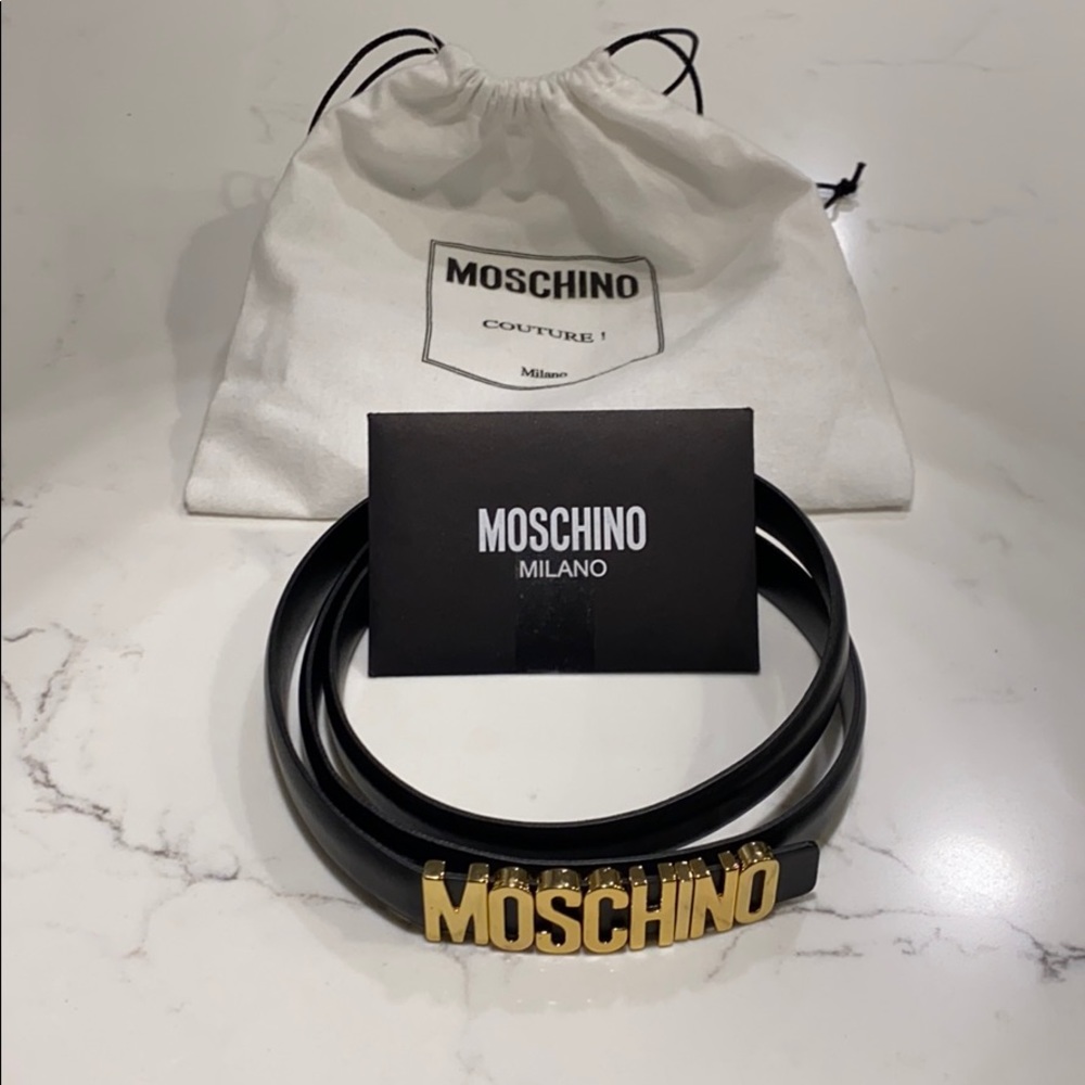moschino women’s belt